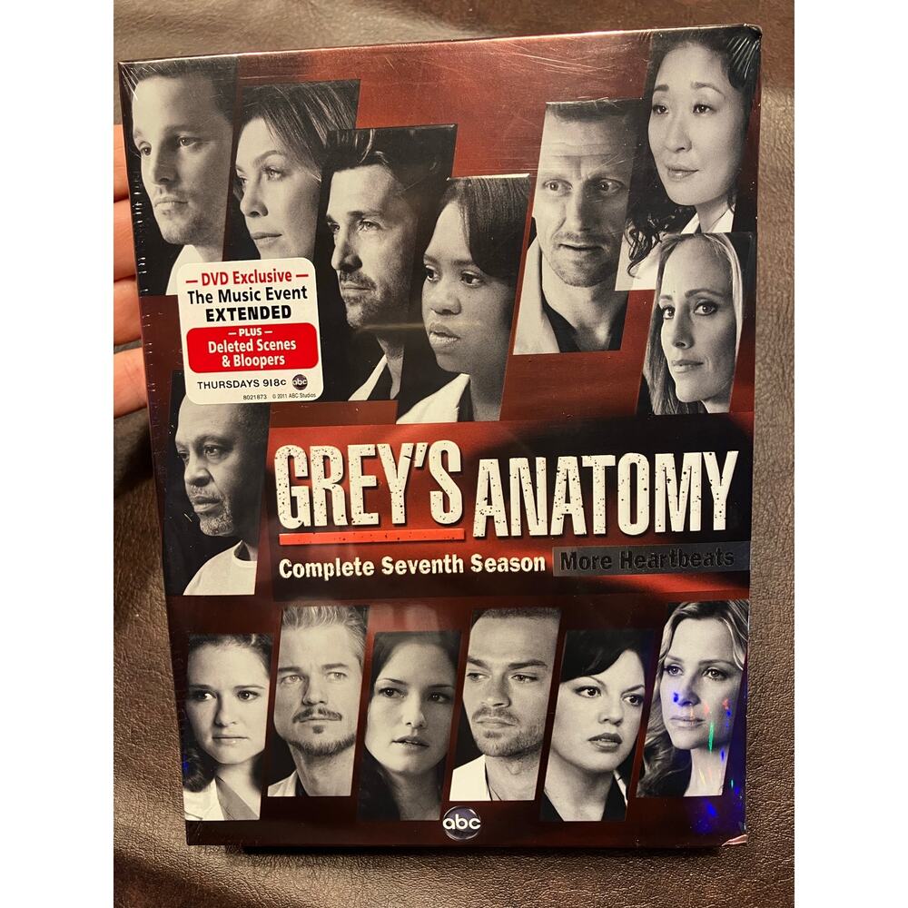 Grey's Anatomy: The Complete Seventh Season DVD Set Music Event Extended‎ New
